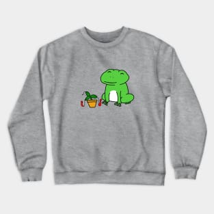 Tree Frog and Plant Crewneck Sweatshirt